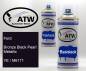 Preview: Ford, Bronze Black Pearl Metallic, YE / M6171: 400ml Sprühdose + 400ml Klarlack - Set, von ATW Autoteile West.